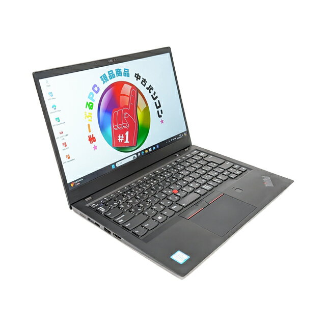 中古ノートパソコン Lenovo ThinkPad X1 Carbon 6th【中古】現品撮影 Core i5 第8世代 メモリ8GB NVMeSSD 256GB Windows11-Pro FHD液晶14.0型【あす楽対応】WEBカメラ Bluetooth 無線LAN WPS Office付き モバイルパソコン 中古パソコン パソコン PC ノート