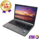 富士通 FUJITSU LIFEBOOK E756/M 【中古】 メモリ8GB 新品SSD256GB Windows10 コアi5-6300U搭載 液晶15.6型 中古ノートパソコン WEBカメラ テンキー付きキーボード DVD-ROM 無線LAN WPS Office付き 中古パソコン 訳あリ - まーぶるPC