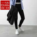 CELINE セリーヌ レギンス 2A05P372N.38CR レディース ニットパンツ スパッツ ロゴ ストレッチ スリム テーパード ブラック【dc_kik...