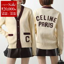 【7/10限定・最大2万円OFFクーポン配布中】CELINE セリーヌ カレッジカーディガン RV08I192W.01EZ レディース メンズ ニット リブ コ...