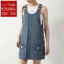 【7/10限定・最大2万円OFFクーポン配布中】CELINE セリーヌ ワンピース 2U142930F.07UW レディース ダンガリー ミニドレス デニム ノ...