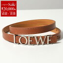 【7/10限定・最大2万円OFFクーポン配布中】【訳あり-70のみ】LOEWE ロエベ ナローベルト E619Z16X16 レディース レザー ロゴ 2534/...