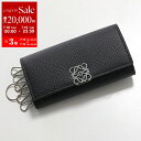 LOEWE ロエベ キーケース ANAGRAM アナグラム C821K92X01 レディース メンズ レザー 6連 メタルロゴ 1100/NEGRO/BLACK...