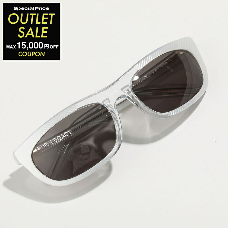 【2,000円OFFクーポン対象・3/26-9時59分迄】OUR LEGACY アワーレガシー サングラス SHELTER メンズ オーバル型 メガネ 眼鏡 セルフレーム アイウェア A2248STR/RETIRED-AIRVENT【outlet】