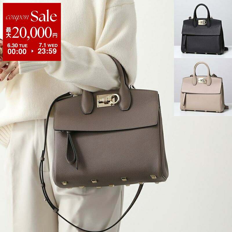 【最大2万円OFFクーポン対象・6/30～7/1限定】 FERRAGAMO フェラガモ ハンドバッグ...