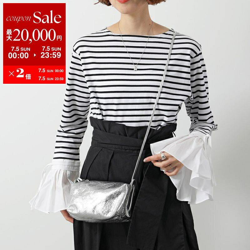 [Up to ¥20,000 OFF Coupon Available - Limited Time Offer until July 5th] MARCO MASI Marco Masi Pochette 3083 LAMINATO Women's Metallic Leather Shoulder Bag Mini Bag SILVER-B01 [dc_kikaku]