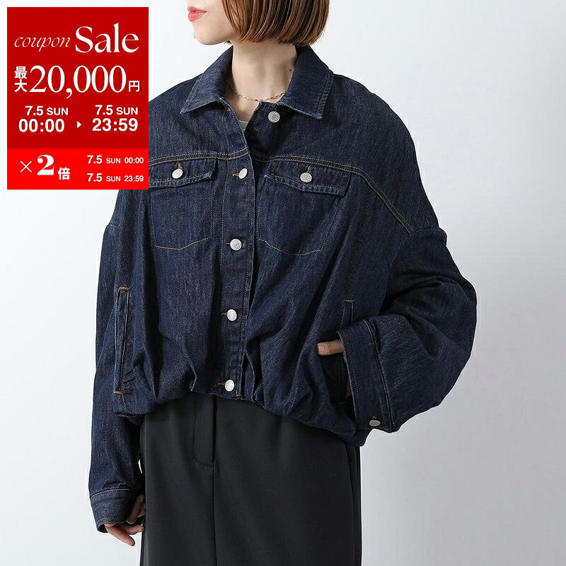 [Up to ¥20,000 OFF Coupon Available - Limited Time Offer until July 5th] DRIES VAN NOTEN Denim Jacket VESTO DENIM 130515 3385 Women's Short Length Gathered G-Jean 507/INDIGO [dc_kikaku]