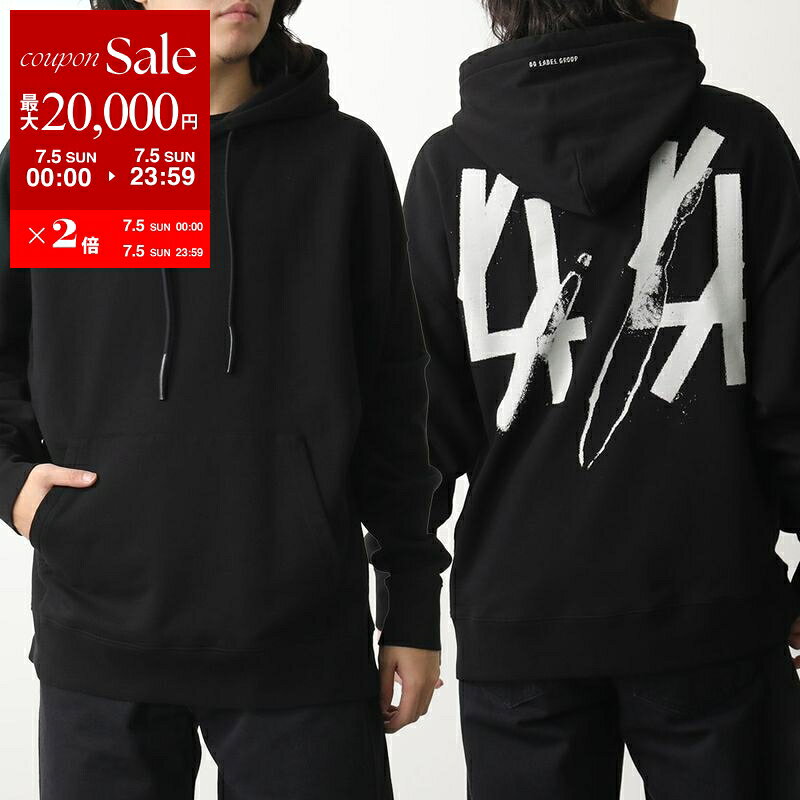 44 LABEL GROUP フォーティーフォーレーベルグループ パーカー HOODIE フーディー B0030576 FA583 メンズ プルオーバー ロゴ スウェット P601/BLACK+FOSSIL