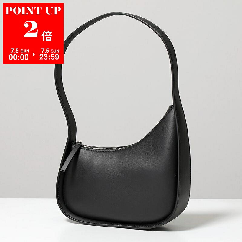 THE ROW ザ・ロウ ハンドバッグ Half Moon ハーフ ムーン W1249 L52 レディース レザー ミニバッグ 鞄 BLACK-PLD W1249L52BLPL