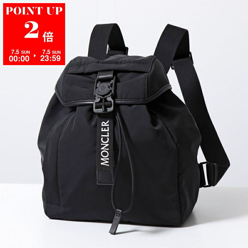 MONCLER TRICK BACKPACK 5A00003 M3873 Women's Backpack with Icon Patch, Water-Repellent, Logo, 999