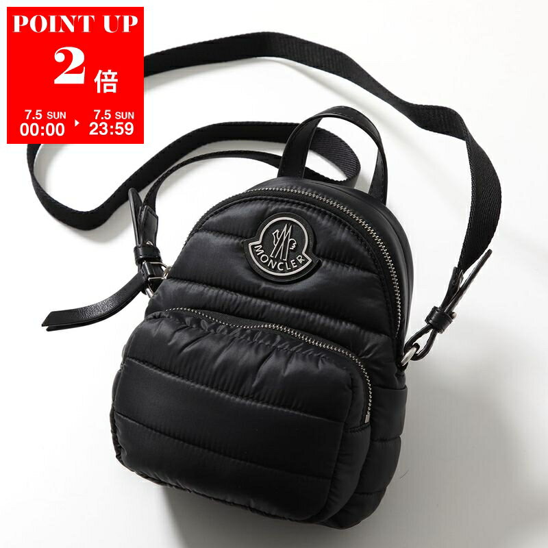 MONCLER KILIA SMALL Shoulder Bag (5L00024 M2176) - Women's Nylon Handbag/Mini Backpack with Quilting - 999 (Price: 5L00024M2176999)