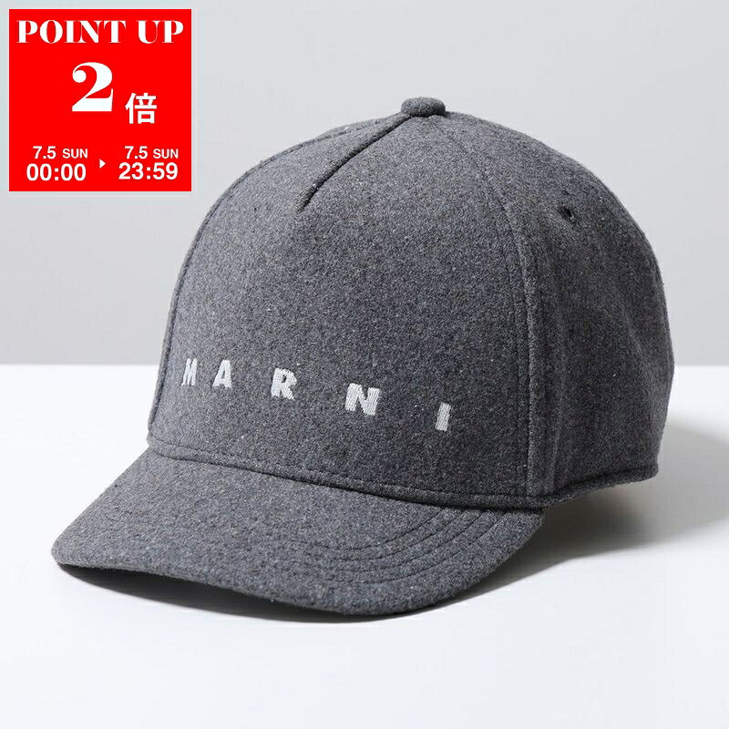 MARNI KIDS Baseball Cap M01591 M00TR Women's/Girls' Logo Embroidered Hat 0M923