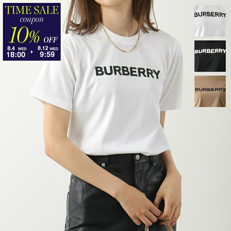 【10％OFFクーポン対象・8/12-9時59分迄】BURBERRY バーバリー 半袖 Tシャツ MARGOT BRN マーゴット 8056724 8055251 8060703 レディース カットソー ロゴT コットン クルーネック【cp_ten】