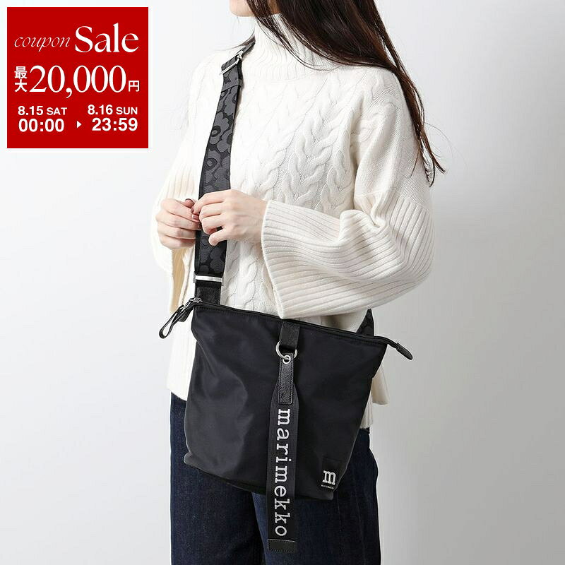 【最大2万円OFFクーポン対象・8/15～8/16限定】marimekko マリメッコ ショルダーバッグ CARRY ALL SOLID キャリー オール ソリッド 091923 レディース ナイロン ウニッコ ロゴ クロスボディ 鞄 009