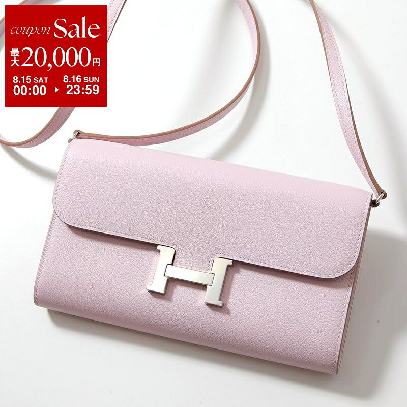 【最大2万円OFFクーポン対象・8/15～8/16限定】HERMES エルメス ショルダーバッグ コンスタンス ロング トゥーゴー CONSTANCE LONG TOGO 080126CK レディース エバーカラー レザー B刻印 Hロゴ 長財布 鞄 SV金具 MAUVE-PALE
