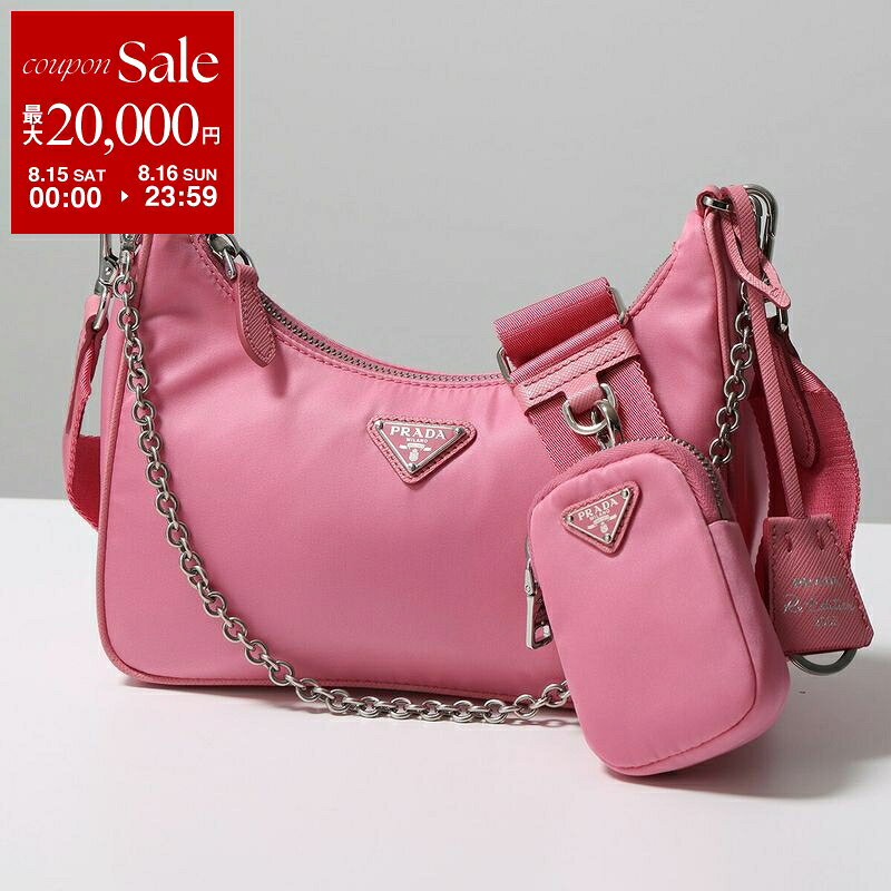 【最大2万円OFFクーポン対象・8/15～8/16限定】PRADA プラダ ショルダーバッグ Re-Edition 2005 Re-Nylon 1BH204 R064 レディース ナイロン ミニポーチ付 ハンドバッグ 鞄 F0638/BEGONIA
