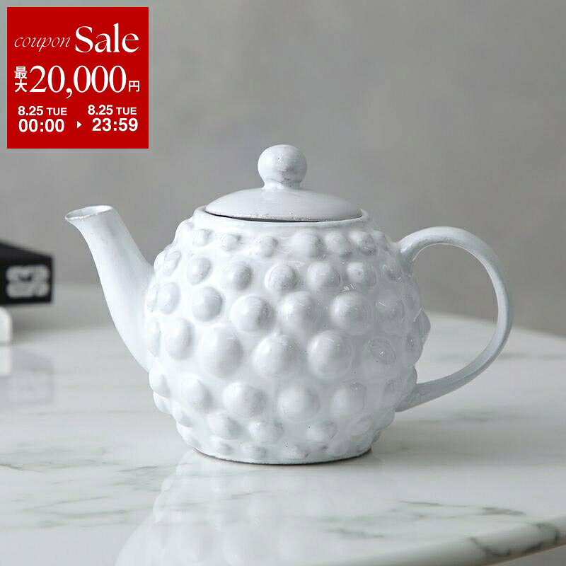 【最大2万円OFFクーポン対象・8/25限定】Astier de Villatte アスティエ・ド・ヴィラット ティーポット Small Adelaide Teapot THRADL1 陶器 食器 急須【返品交換不可】【dc_kikaku】