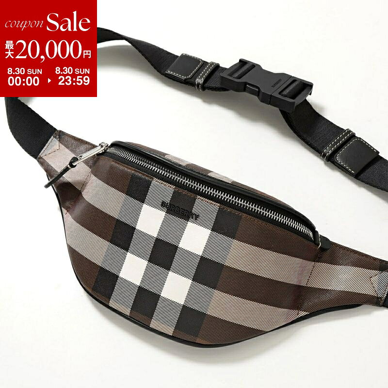 【最大2万円OFFクーポン対象 8/30限定】BURBERRY バーバリー ボディバッグ ML MINI CASON GC9 8052806 レディース ベルトバッグ チェック ロゴ ウエストポーチ 鞄 A8900/DARK-BIRCH-BROWN