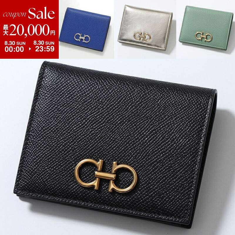 【最大2万円OFFクーポン対象 8/30限定】FERRAGAMO フェラガモ 二つ折り財布 THE GA...