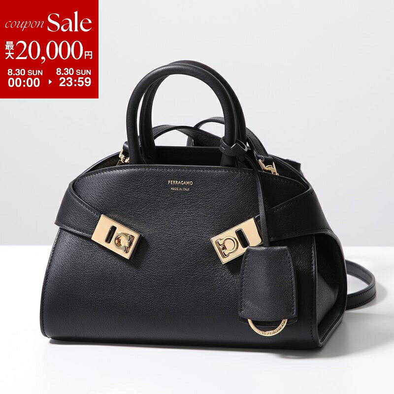 【最大2万円OFFクーポン対象 8/30限定】FERRAGAMO フェラガモ ハンドバッグ HUG MI...