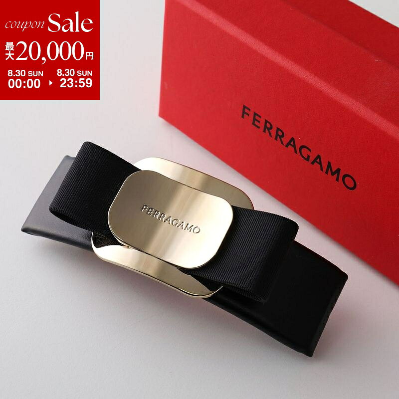 【最大2万円OFFクーポン対象 8/30限定】FERRAGAMO フェラガモ バレッタ FERM V PLA...