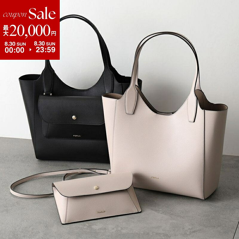 【最大2万円OFFクーポン対象 8/30限定】Furla フルラ トートバッグ LEA S TOTE レア WB02036 ARE000 レディース レザー ロゴ ポーチ付き ショルダーバッグ クラッチバッグ 鞄
