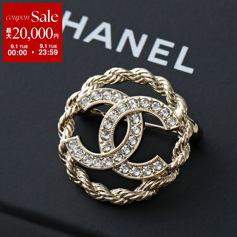CHANEL シャネル ブローチ ABH182 B23560 レディース ココマーク CCマーク ピンバッチ アクセサリー ラインストーン ジュエリー U7742
