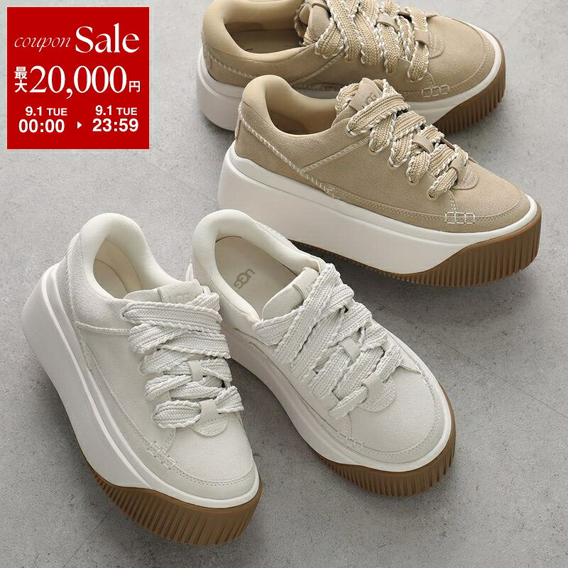 UGG ジッパースニーカー ホワイト/ベージュ UGG（アグ）の「UGG CA1