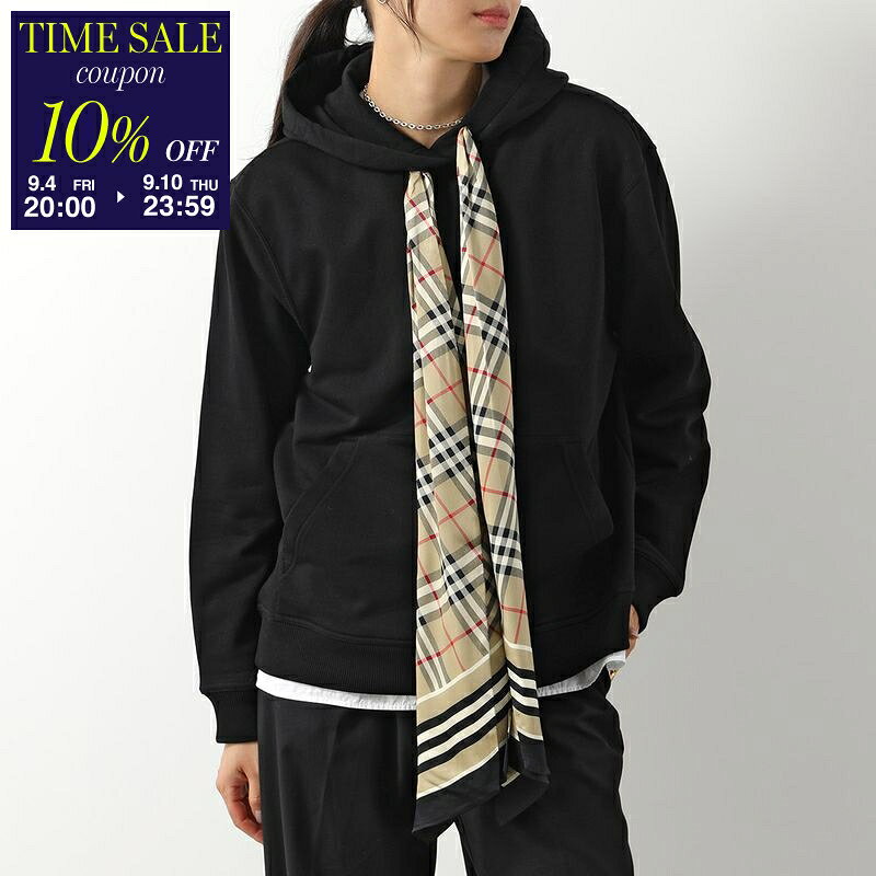 10％OFF ・9 4-20時～ BURBERRY バーバリー パーカー FERN SILK CHK 8066972 レディース auc-marks-run-10503222 インポートセレクトmusee パッケージ画像