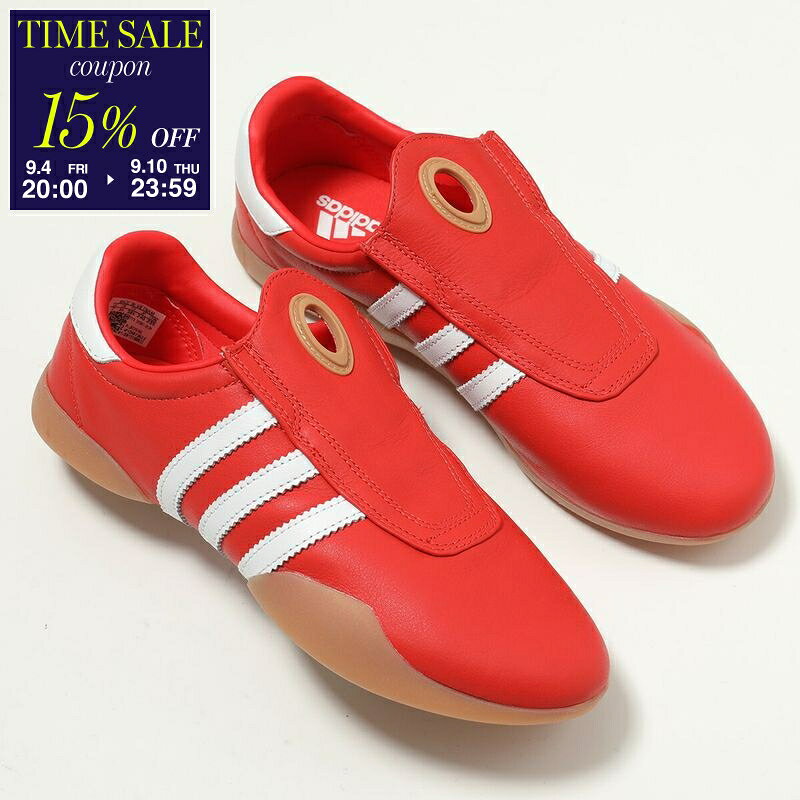 adidas Originals アディダスオリジナルス スニーカー Taekwondo Mei テコンドーメイ JR2646 レディース ローカット 薄底レースレス シューズ 靴 RED/FTWWHT/GUM2
