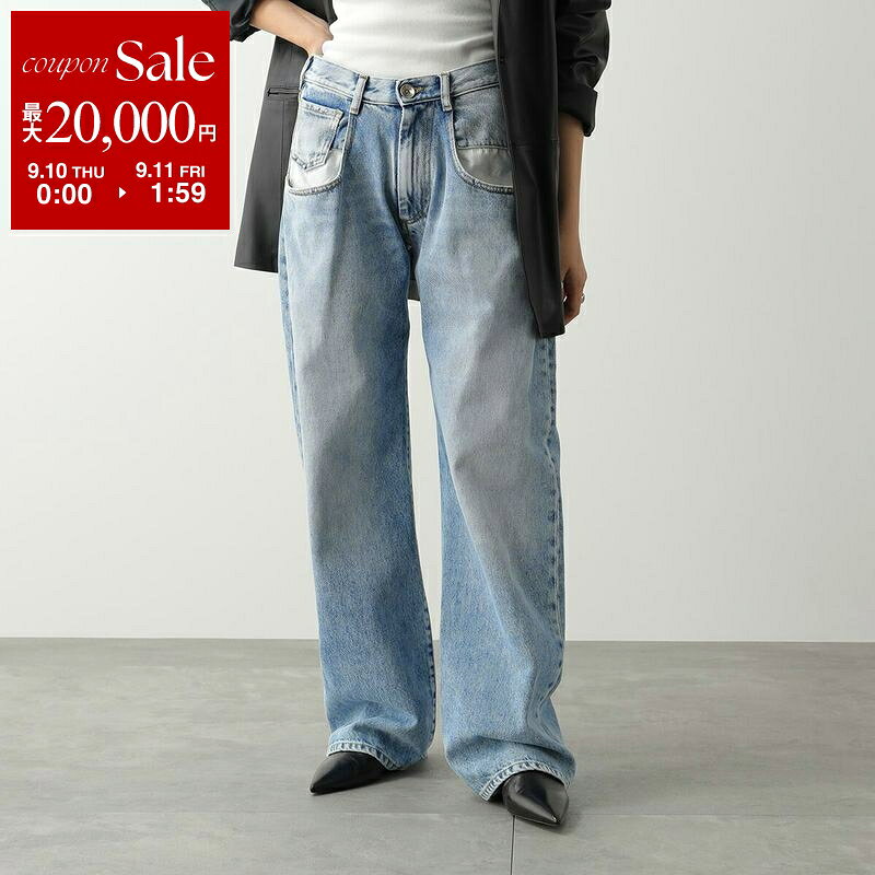【最大2万円OFFクーポン対象・9/10～9/11-1:59迄】MAISON MARGIELA メゾンマルジェラ ジーンズ S51LA0052 S30513 レディース デニムパンツ コントラストポケット ストレート Gパン ジーパン 470 S51LA0052S30513470【dc_kikaku】