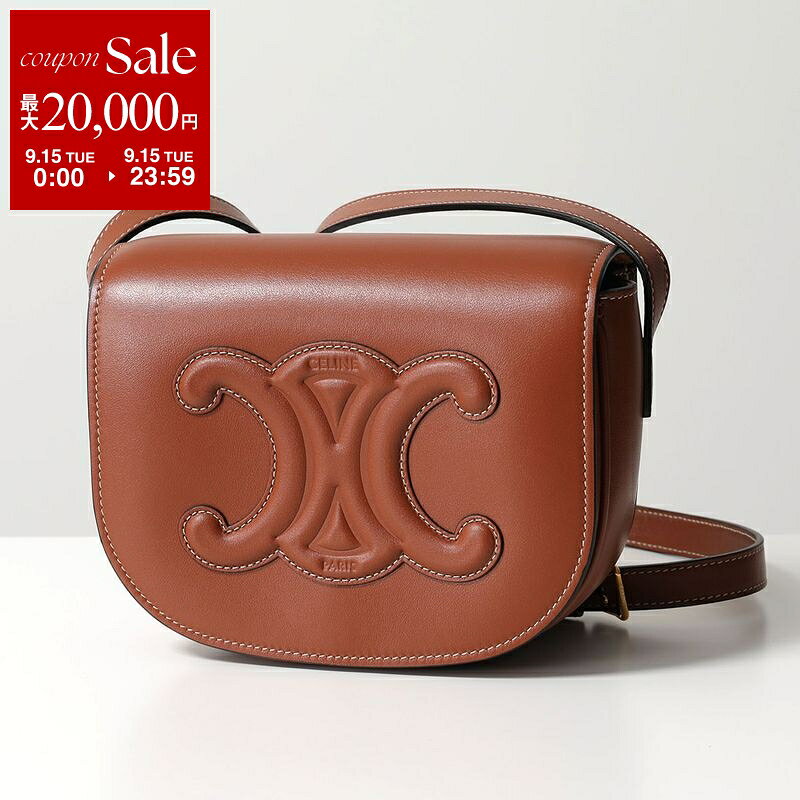 【最大2万円OFFクーポン対象・9/15限定】CELINE セリーヌ ショルダーバッグ Folco フォルコ 198263DU3.18CH 198263DU3.04LU レディース レザー キュイル トリオンフ クロスボディ ポシェット 鞄