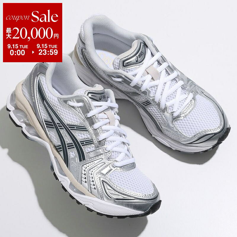【最大2万円OFFクーポン対象・9/15限定】ASICS アシックス スニーカー GEL-KAYANO 14 ゲルカヤノ 1203A537-110 レディース ローカット レースアップ 厚底 シューズ 靴 WHITE/GRAPHITE-GREY
