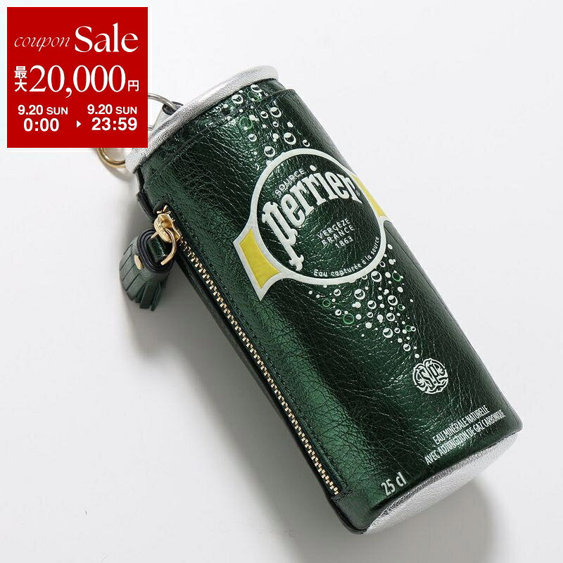 【最大2万円OFFクーポン対象・9/20限定】ANYA HINDMARCH アニヤハインドマーチ コインケース Coin Purse Perrier ペリエ 200547 レディース ミニポーチ バッグチャーム キーホルダー Alpine-Green【dc_kikaku】