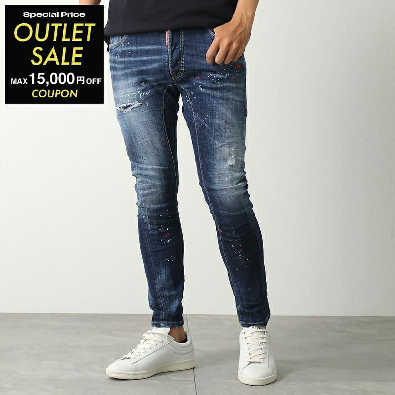 DSQUARED2 TIDY BIKER 立体裁断 ダメージ加工 ペイント 50 楽天市場 