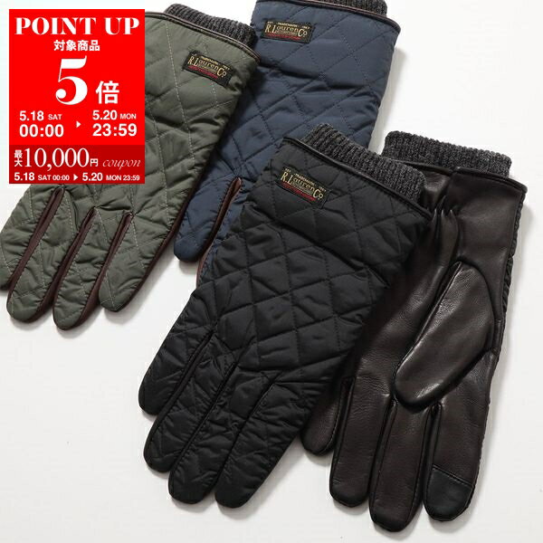 Polo Ralph Lauren ポロ ラルフローレン グローブ TOUCH QUILTED FIELD GLOVE WITH LABEL PG0078 メンズ レザー キルティング スマホ対応 カラー3色【po_fifth】