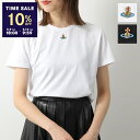 Vivienne Westwood ヴィヴィアンウエストウッド Tシャツ 3G010017 J001M レディース メンズ 半袖 カットソー オーブ刺繍 クルーネック コットン カラー2色【cp_ten】