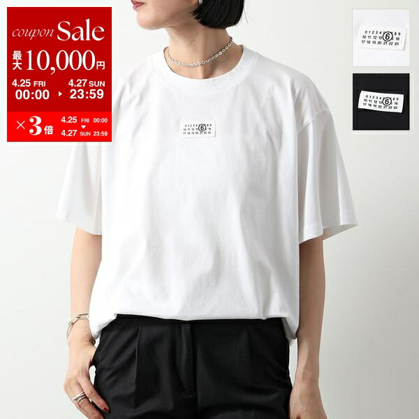 MM6 エムエムシックス メゾンマルジェラ Tシャツ SH0GC0017 S24312 レディース 半袖 カットソー コットン ナンバリングロゴT カラー2色【po_sannn】のサムネイル