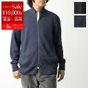 【4/29~5/1限定ポイント3倍】Drumohr ドルモア ジップアップニット D8M202AL メンズ ウール リブ ハイネック ハイゲージ カーディガン ...