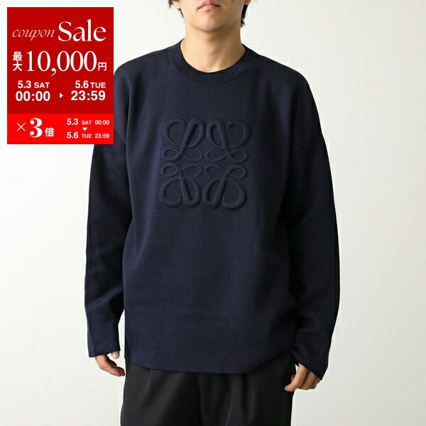 ロエベ LOEWE ニット セーター アナグラム ブラック レディース