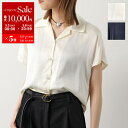 【訳あり】APC A.P.C. アーペーセー 半袖シャツ MILEY VIAKQ F12580 レディース サテン ブラウス 開襟シャツ ショート丈 カラー2色...