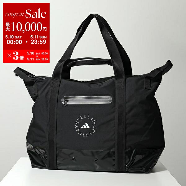 【4/25～4/27限定ポイント3倍】adidas by STELLA McCARTNEY アディダス ステラマッカートニー コラボ トートバッグ aSMC TOTE IS9028 レディース ロゴ 鞄 BLACK/WHITE/BLACK【po_sannn】【dc_kikaku】のサムネイル