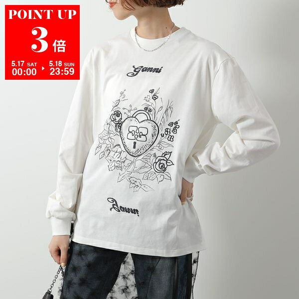 楽天市場】Ganni（カラーホワイト）（Tシャツ・カットソー