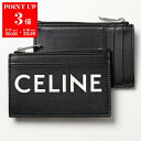 5/18限定!2人に1人が当選!エントリーで最大100%ポイントバック★ CELINE セリーヌ 10F993DMF.38SI Zipped Card Hold...