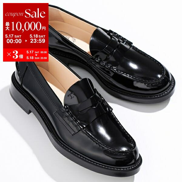 TODS トッズ ローファー XXW59C0DD40MRK レディース エナメル パテントレザー シューズ 靴 B999/NERO XXW59C0DD40MRKB999【po_sannn】【dc_kikaku】