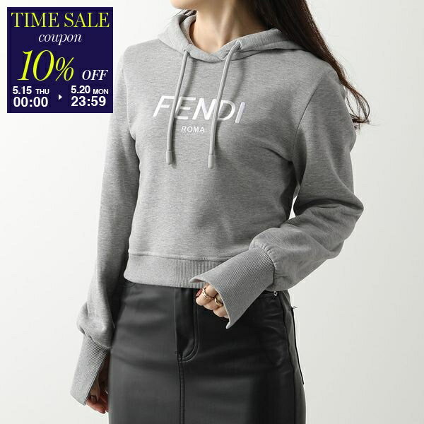 VIPセール◇送料込【FENDI】リバーシブル クロップド フーディー