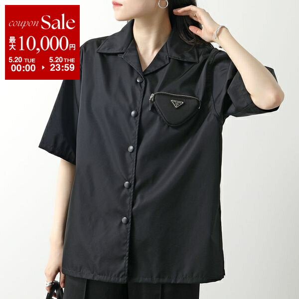 PRADA プラダ/半袖ロゴブラウス/ABランク/82【中古】の通販 by