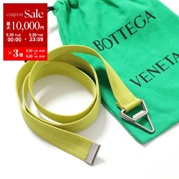 【5/20限定ポイント3倍】 BOTTEGA VENETA ボッテガヴェネタ ベルト 690762 V0ER0 レディース トライアングル 3560/Lime【po_sannn】【dc_kikaku】のサムネイル