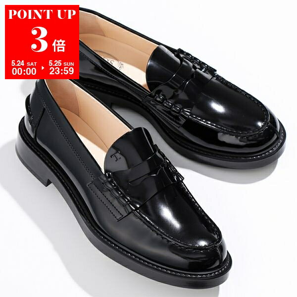 TODS トッズ ローファー XXW59C0DD40MRK レディース エナメル パテントレザー シューズ 靴 B999/NEROのサムネイル