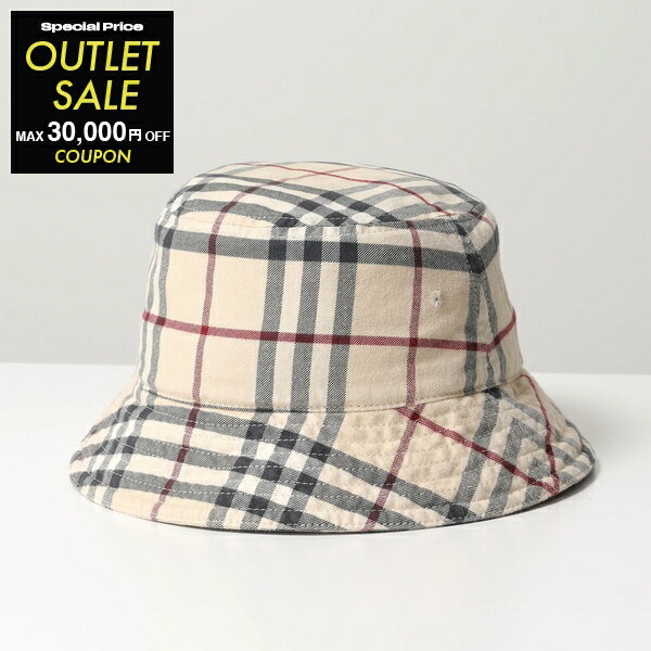 バーバリー BURBERRY 帽子 モノグラム アイコンストライプ L